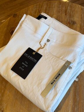 Zac & Rachel White Pants. Size 12. New